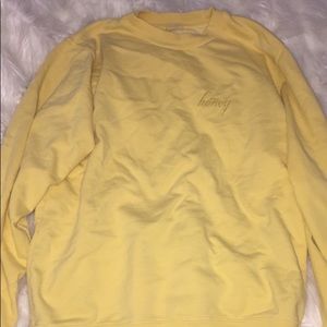 yellow honey sweatshirt